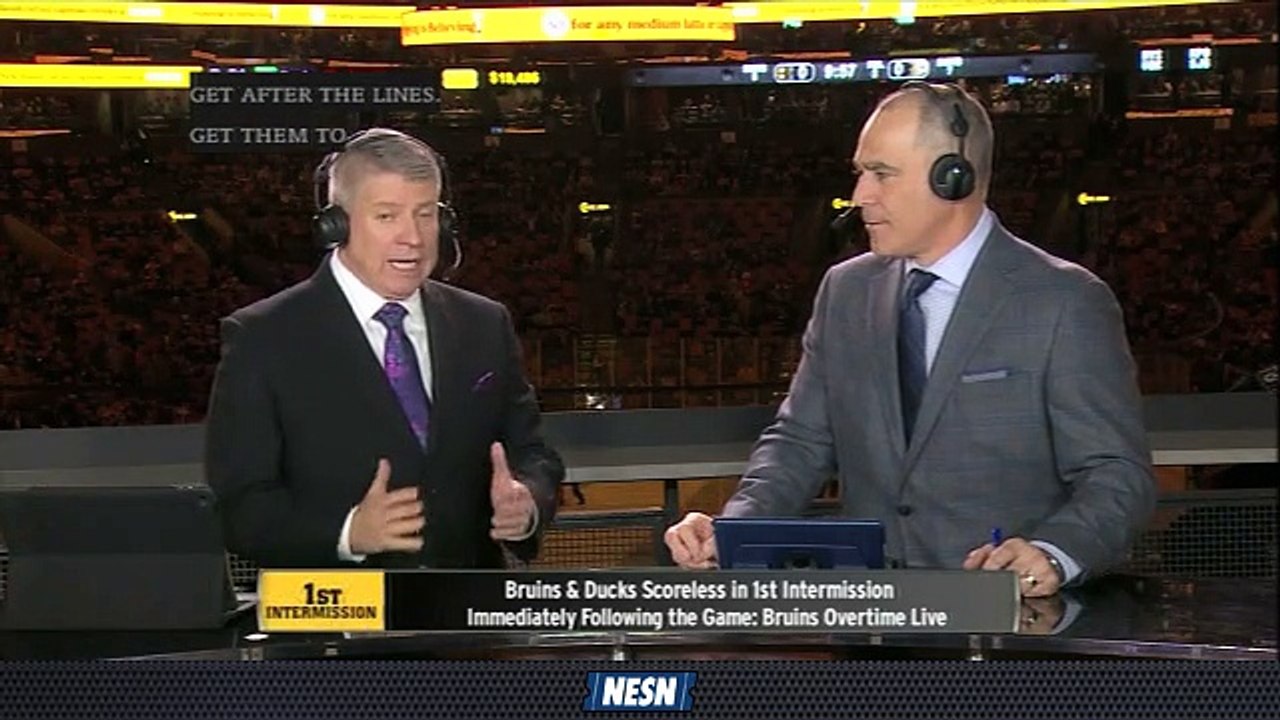 Amica Coverage Cam: Bruins Try To Do Too Much In First Period Vs. Ducks