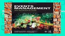 Reading Events Management: An Introduction D0nwload P-DF