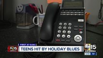 Crisis call centers seeing spike in calls from teens around holidays