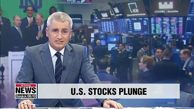 U.S. stocks plunge as federal government shutdown adds to worries