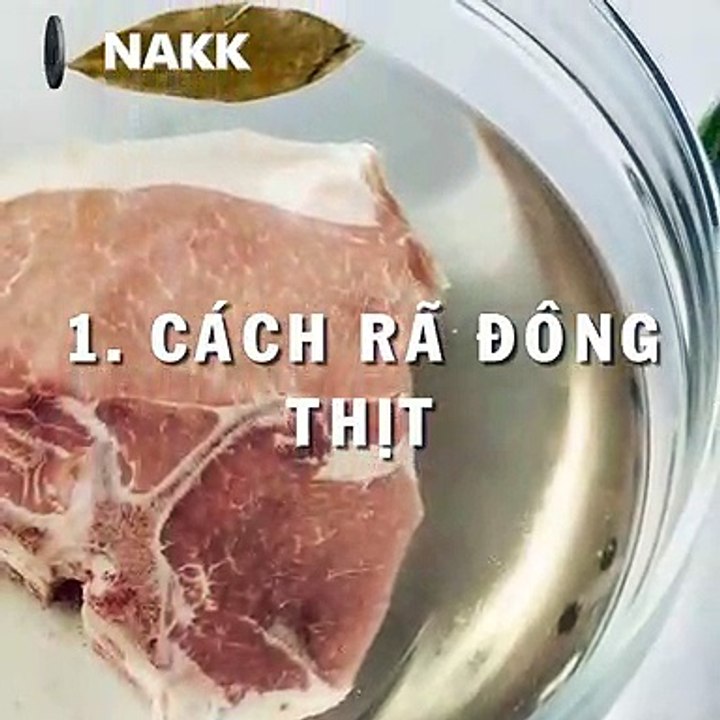Bí quyết rã đông thịt, cá nhanh và giúp món ăn ngon hơn hẳn