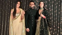 Best Friends Deepika Padukone Katrina Kaif TOGETHER At Priyanka Chopra Nick Jonas Mumbai Reception