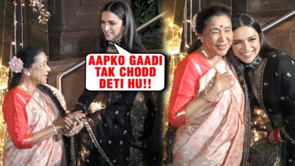 Deepika Padukone SWEETEST GESTURE For Legendary Singer Asha Bhosle | MUST WATCH