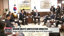 U.S. envoy meets S. Korean unification minister to discuss N. Korea issues