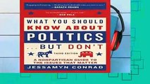 viewEbooks & AudioEbooks What You Should Know About Politics . . . But Don t: A Nonpartisan Guide