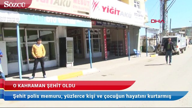 Şehit polis memuru, 2 yıl önce yüzlerce kişi ve çocuğun hayatını kurtarmış