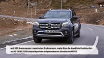 Die Mercedes-Benz X-Klasse mit Sechszylindermotor und permanentem Allradantrieb