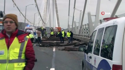 Yavuz Sultan Selim Köprüsü'nde kaza