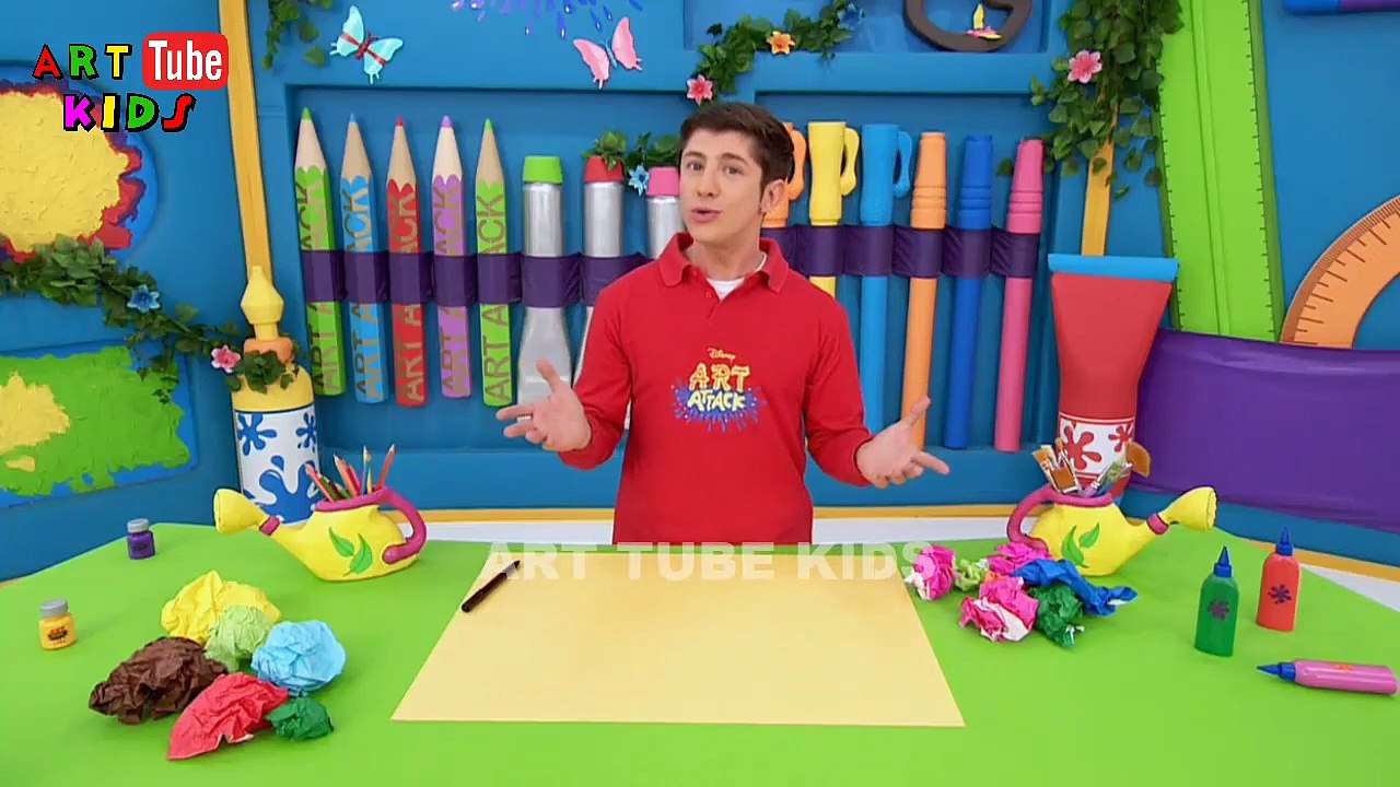 ART ATTACK - HACER UN LINDO PAISAJE CON PAPELES RECICLAJE