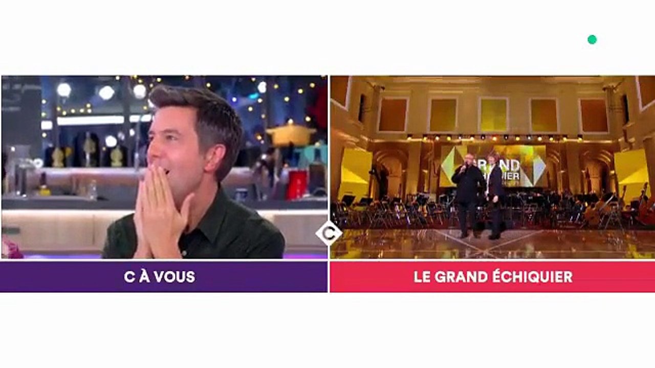Maxime Switek ému dans "C à vous" après la surprise de sa maman en direct sur France 5 - VIDEO