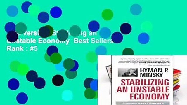 Full version Stabilizing an Unstable Economy Best Sellers Rank : #5