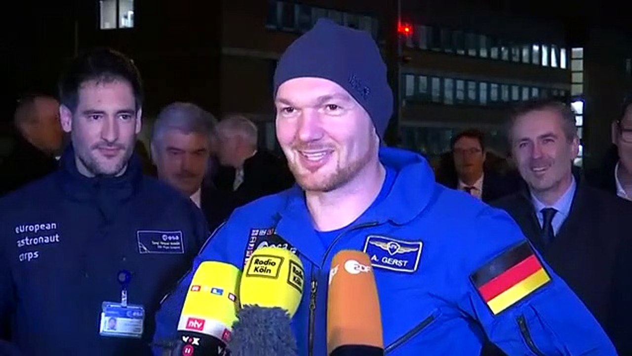 'Astro-Alex' in Deutschland gelandet