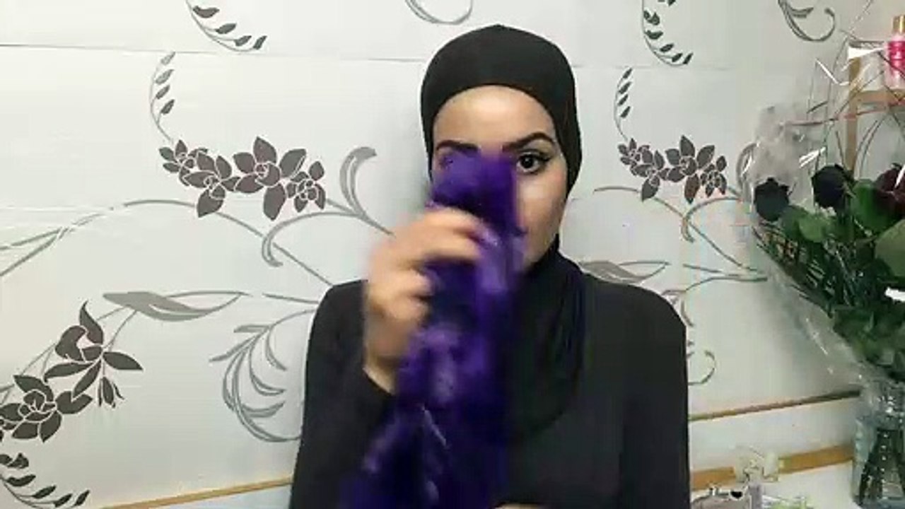 Ein neues Hijab Tutorial -  Mit Crepe-Schals