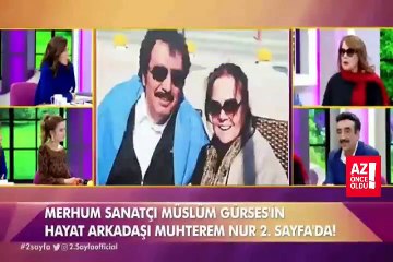 Muhterem Nur: Ne olmuş Müslüm bana iki tokat atmışsa?