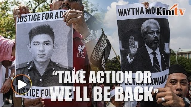 Ummah hand over memorandum following Adib's death