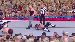 Styles & Rollins vs Bryan & Ambrose WWE Tribute to the Troops Dec 20 2018