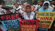 Musulmanes indonesios defienden a los uigures ante la embajada china