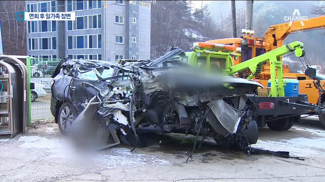 부대에 아들 내려주고 5분 만에…일가족 등 4명 참변