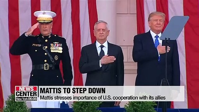 U.S. Defense Secretary James Mattis to resign next February