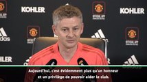 Ole Gunnar Solskjaer honoré d'entraîner Manchester United