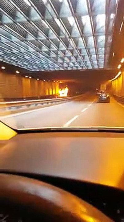 ROMA INCENDIO TANGENZIALE GALLERIA 21 DICEMBRE 2018