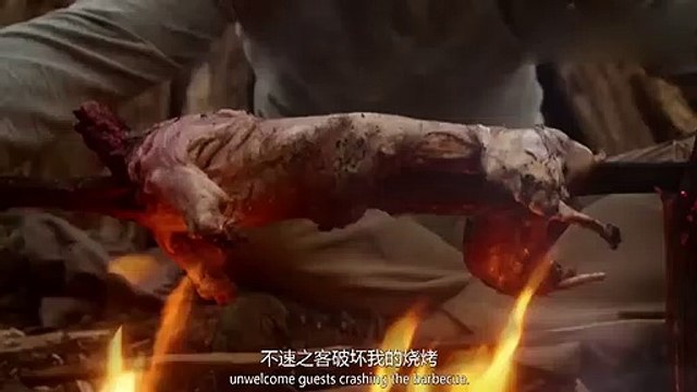 Survival in the wilderness rabbits are delicious like this, and Bayer can’t help but drool.