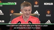 I didn't think twice when United came calling - Solksjaer