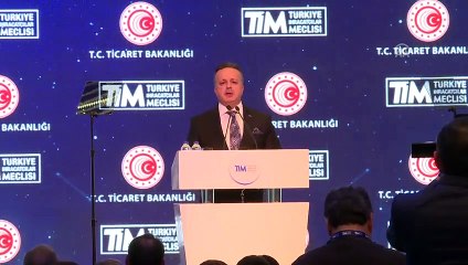 Türkiye’nin 500 Büyük Hizmet İhracatçısı Ödül Töreni - TİM Başkanı Gülle (1) - İSTANBUL