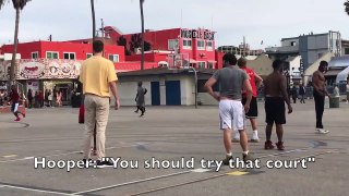 NERDS DUNK ON HOOPERS AT VENICE BEACH!!