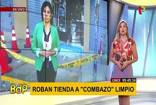 Lince: roban tienda de celulares bajo la modalidad del ‘combazo’