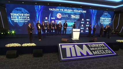 Türkiye’nin 500 Büyük Hizmet İhracatçısı Ödül Töreni - Yazılım ve Bilişim Hizmetleri - İSTANBUL