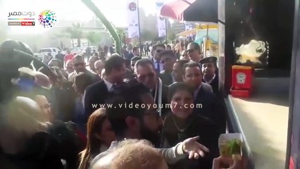 وزراء الاستثمار والإنتاج الحربى والمحليات يتذوقون أطعمة شارع 306