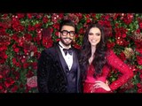 Ranveer Singh and Deepika Padukone look stunning at their reception in mumbai