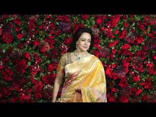 Hema Malini at Ranveer and Deepika Reception