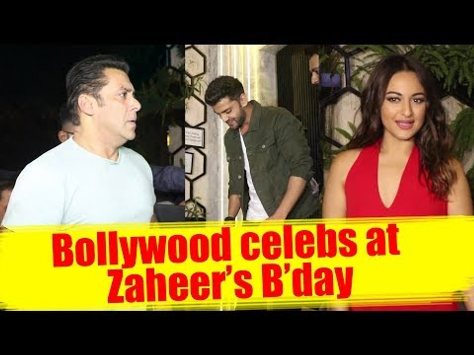 Bollywood celebs attend Actor Zaheer Iqbal's birthday