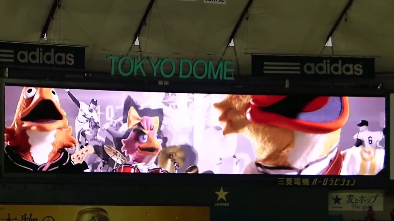 2014.7.1 福岡ソフトバンクホークス スタメン前ムービー＆スタメン発表＆スタメン応援歌 鷹の祭典 in Tokyo