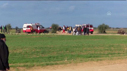 İsrail askerleri Gazze sınırında 20 Filistinliyi yaraladı (1) - GAZZE