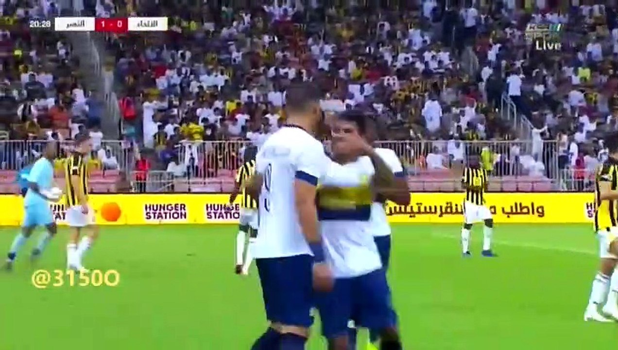 Goal Abderazak Hamdallah Vs Al Ittihad - Saudi-Arabia-1-Division