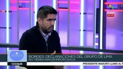 Borges: Alerta de Maduro está fundamentada en amenazas confirmadas