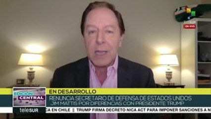 Renuncia el secretario de Defensa de EE.UU. James Mattis