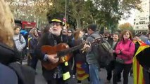 Proteste gegen spanische Kabinettssitzung in Barcelona