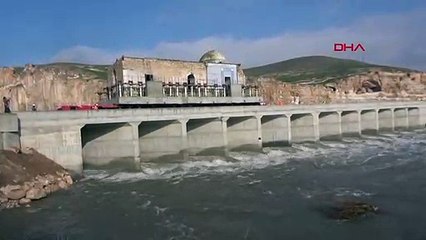 Hasankeyf'teki son eser taşınmaya başladı