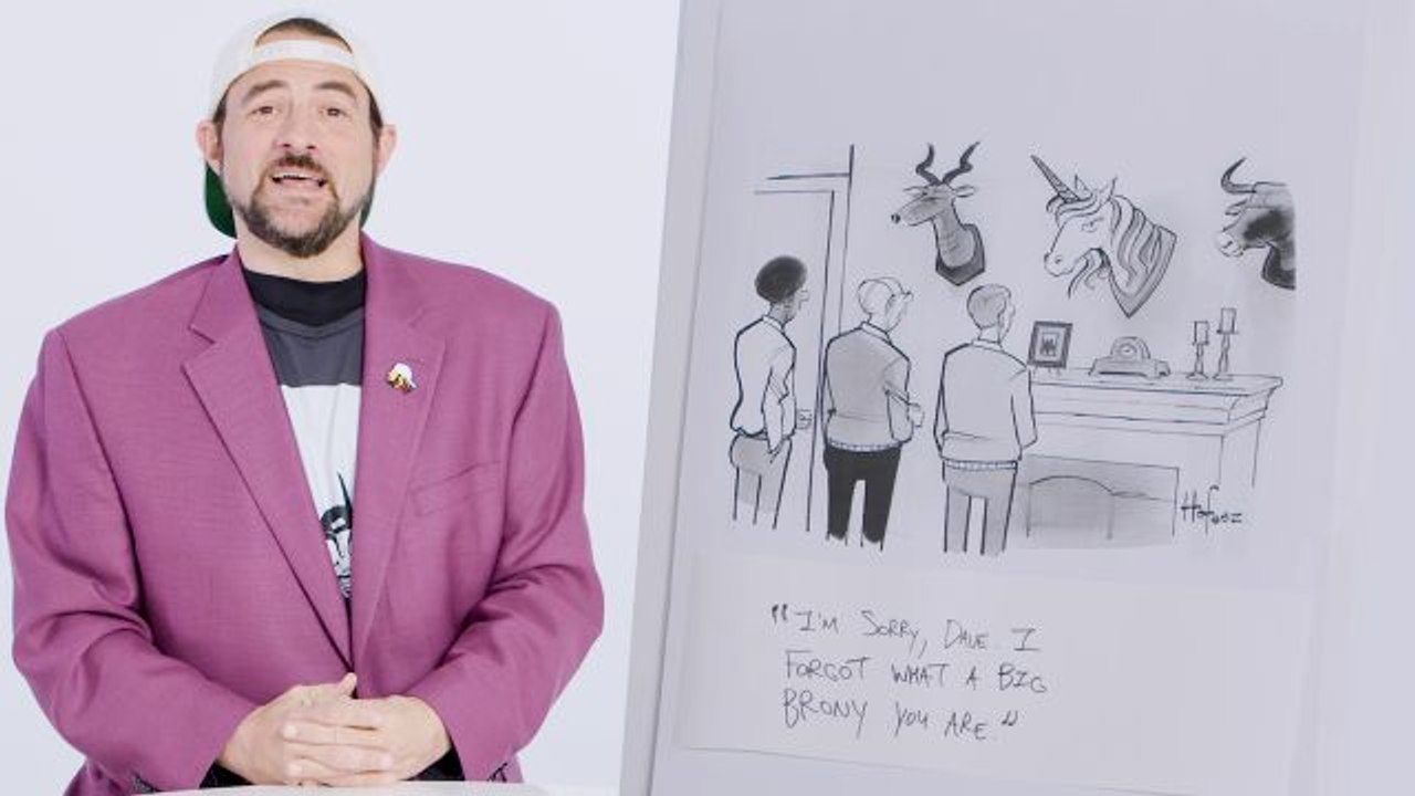 Kevin Smith Enters The New Yorker Cartoon Caption Contest - video Dailymotion