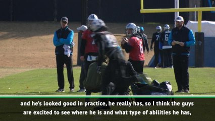 Download Video: Heinicke ready for his chance with Panthers - Rivera