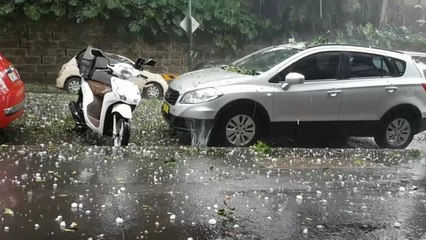 Violents orages de grêle sur la région de Sydney