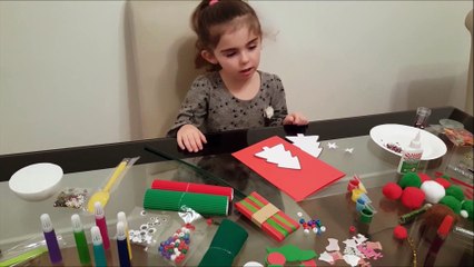 3 years old Mia Unboxing Giant Craft Box from Hobbycraft