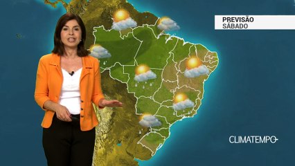 Previsão Brasil – Chuva aumenta entre o Sul, SP e MS