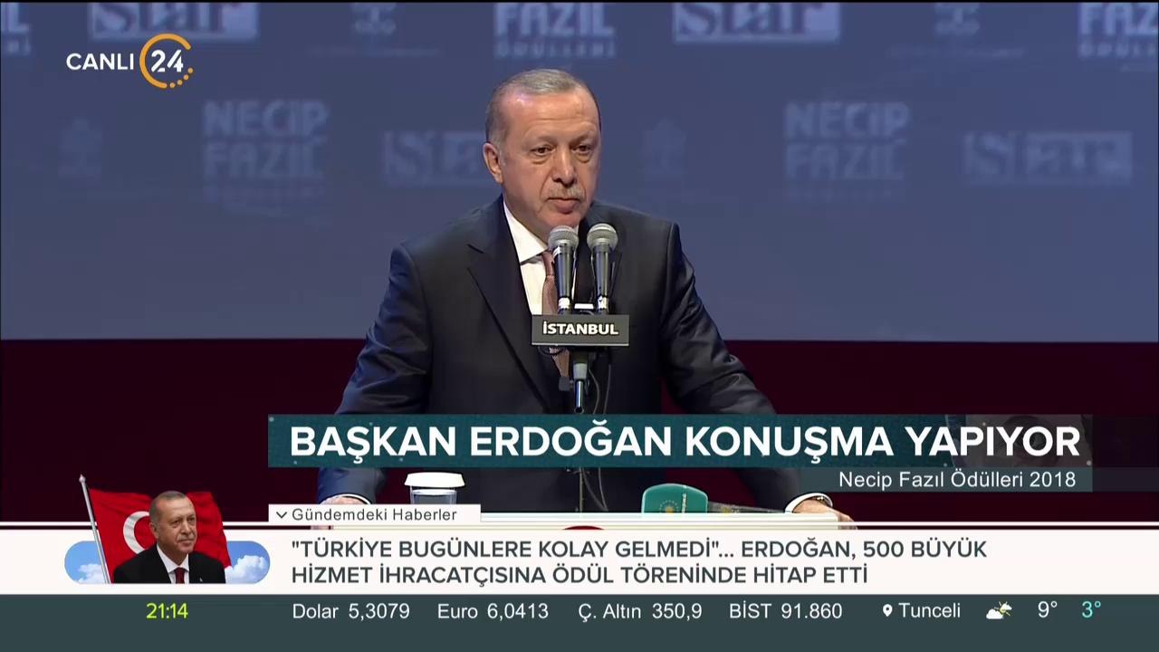 Necip Fazıl Ödülleri 2018