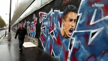 Graffiti : les joueurs du PSG s’affichent rue d’Aubervilliers