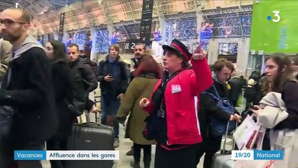 Vacances : affluence dans les gares